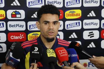 El jugador colombiano, Luis Díaz.