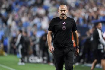 El entrenador argentino, Javier Mascherano.