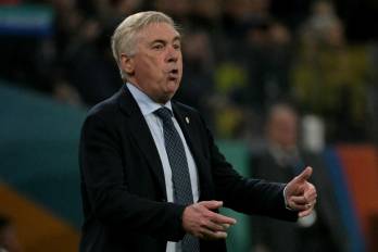 El técnico italiano, Carlo Ancelotti.