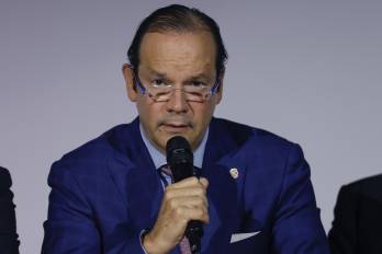 Javier Martínez-Acha, ministro de Relaciones Exteriores.