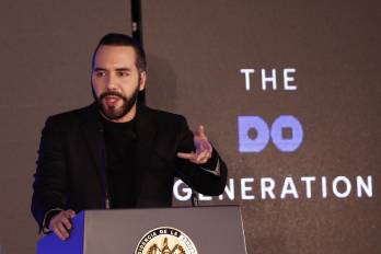 Foto de archivo del presidente de El Salvador, Nayib Bukele. EFE/ Rodrigo Sura