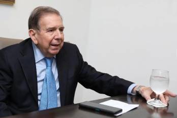 Edmundo González Urrutia, durante la entrevista con ‘La Decana’ en enero de 2025.