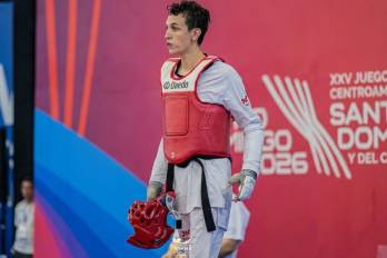 El atleta Ian Romero durante su participación en los XXV Juegos Centroamericanos y del Caribe Santo Domingo 2026