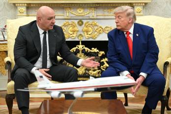El presidente Donald Trump recibió en la Casa Blanca a Joseph Aoun, en la primera visita oficial de un mandatario libanés a Washington en 17 años.