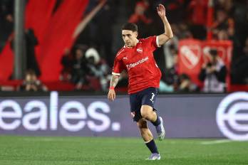 El jugador del Independiente, Santiago Montiel.