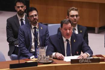 Fotografía de archivo de Jonathan Miller, subrepresentante permanente israelí ante la ONU.