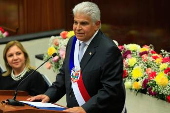 José Raúl Mulini, presidente de la República de Panamá.
