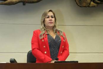 La diputada presidenta de la Asamblea Nacional, Shirley Castañedas.