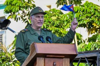 Miguel Díaz-Canel defendió la compra de drones militares y advirtió sobre graves consecuencias ante una posible intervención estadounidense.