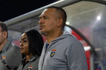 El entrenador del Plaza Amador, Mario Méndez.