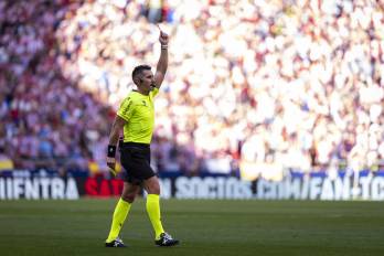 Miguel Angel Ortiz fue el árbitro encargado del partido entre el Atlético de Madrid y Real Madrid el pasado 20 de septiembre.