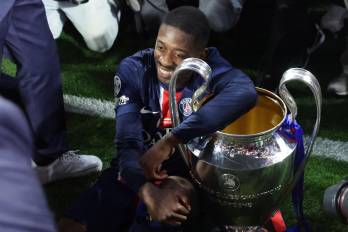 El francés Ousmane Dembelé, delantero del París Saint Germain.