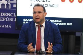 Nilo Murillo, director general del Instituto de Mercadeo Agropecuario (IMA) durante la conferencia de prensa este martes 4 de agosto.