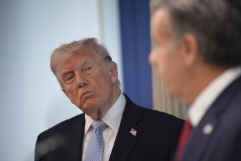 El presidente de Estados Unidos, Donald Trump, durante una rueda de prensa sobre la guerra en Irán.