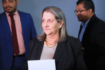 Ángela Russo asistió a la Asamblea Nacional para su juramentación