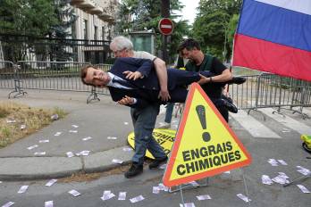 La figura de cera del presidente francés, Emmanuel Macron, fue este lunes sustraída del Museo Grévin de París.