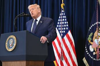 La Casa Blanca aseguró que el final de la ofensiva militar contra Irán dependerá de la decisión del presidente estadounidense Donald Trump.