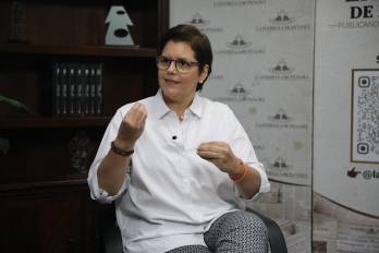 La diputada Grace Hernández de la bancada Seguimos.