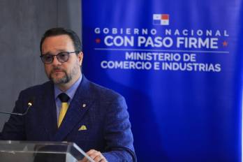 El ministro de Comercio e Industrias, Julio Moltó