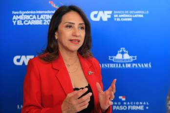 Teresa Mera Gómez participó en el foro de CAF realizado en Panamá, donde expuso la estrategia exportadora y de integración regional de Perú.