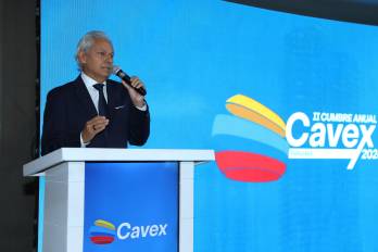 Orlando Soto, presidente de CAVEX, este martes durante la inauguración del II Foro en ciudad de Panamá.