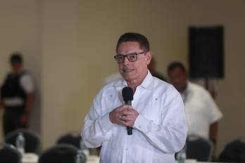 Frank Ábrego, ministro de Seguridad.