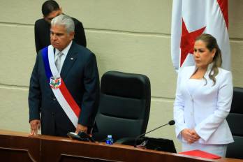 El presidente José Raúl Mulino presentó su discurso en la Asamblea Nacional.