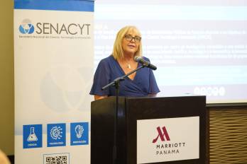 Dra. Sandra Sharry, secretaria técnica del Sistema Nacional de Investigación (SNI) de la Senacyt y directora del SNI AIP