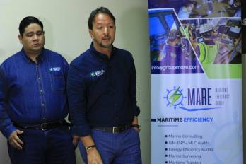Conferencia de empresa de la empresa Maritime Efficiency Group, este miércoles.