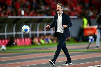 El técnico de la selección de Panamá, Thomas Christiansen.