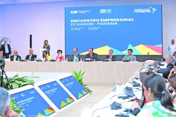 El encuentro reunió a empresarios panameños y ecuatorianos interesados en las oportunidades de negocios.