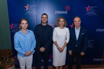 Daniela Rico, Mateo Urru, Gloria de León y Fernando Motta.