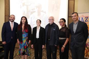 Conferencia de prensa del Panama Jazz.