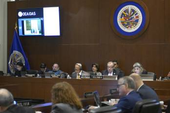 Hubo división en la OEA, en torno a la crisis venezolana.