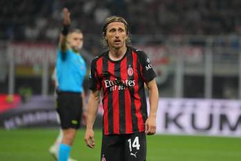 El jugador de la selección de Croacia, Luka Modric.