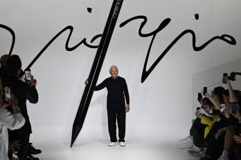 El diseñador italiano Giorgio Armani.