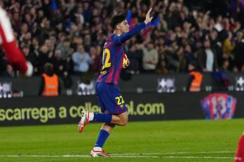 El centrocampista del Barcelona, Marc Bernal.