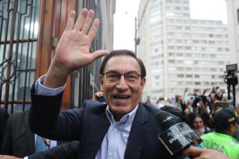 El expresidente de Perú Martín Vizcarra en una foto de archivo. EFE/ Paolo Aguilar