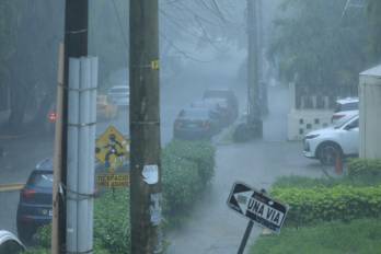 En los últimos días se han reportado fuertes lluvias en la ciudad capital.