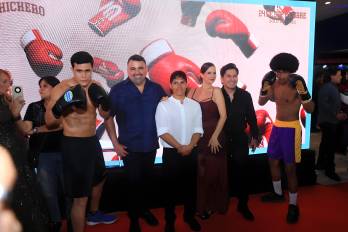 El elenco de la película se hizo presente en el Cinépolis de Multiplaza, el pasado martes 22 de septiembre.