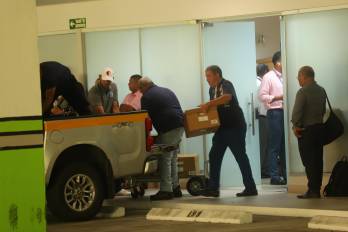 Se informó que estas oficinas hay almacenadas decenas de cajas con información de la empresa.