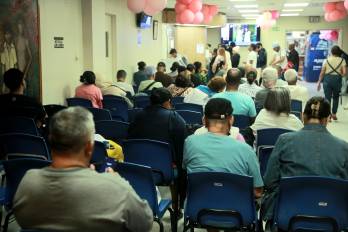 El lunes, la actividad en el ION volvió a la plena normalidad.