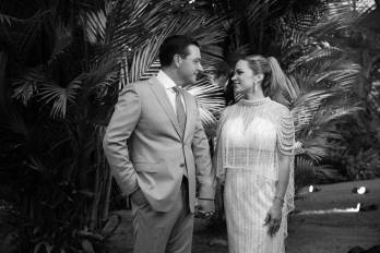 La boda se celebró el pasado sábado en la residencia del Embajador de Estados Unidos, en La Cresta.