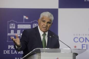 Fotografía de archivo del presidente de Panamá, José Raúl Mulino.