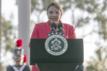 Fotografía de archivo de la presidenta de Honduras, Xiomara Castro.