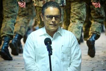 El ministro de Seguridad, Frank Ábrego