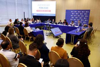 En la audiencia de oficio participaron asociaciones indígenas, organizaciones defensoras de derechos humanos y, por primera vez, representantes de empresas mineras.
