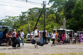 Las vías en Bocas del Toro han estado bloqueadas desde este 28 de abril cuando Sitraibana decretó una huelga general.