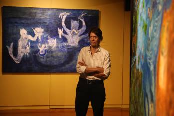 La artista Isabel de Obaldía desarrolló diversas facetas dentro del arte como el cine y la pintura.
