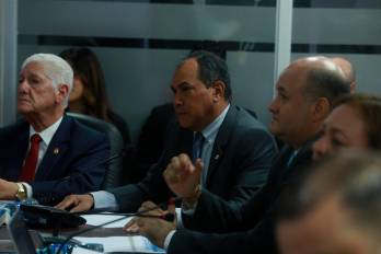 Los magistrados comparecieron ayer ante la Comisión de Presupuesto.